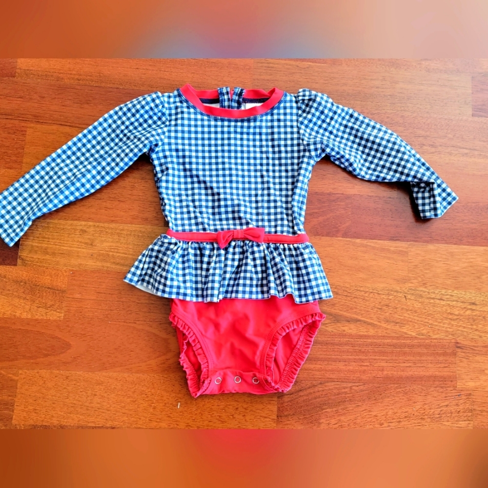 Ruffle Butts Gingham One-piece